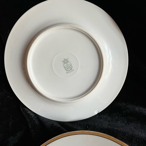 Paul Mueller Selb Bavaria fine china. Set of four dessert plates 1920’s - Picture 7 of 11